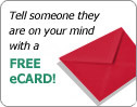 Tell someone they are on your mind with a free ecard!