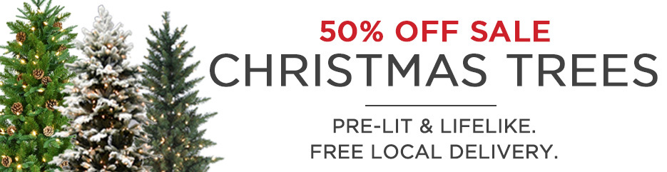 Pre-Lit Christmas Trees