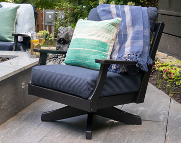 Braxton Deep Seating Swivel Chair