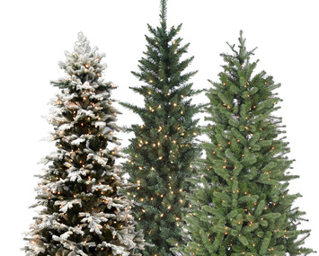 Pre-Lit Christmas Trees