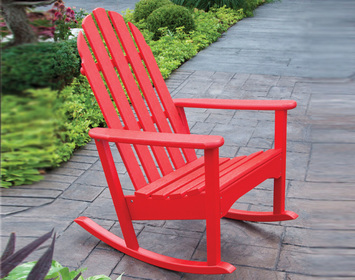 Classic Adirondack Rocking Chair