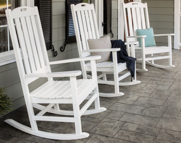 Nautical Porch Rocking Chair