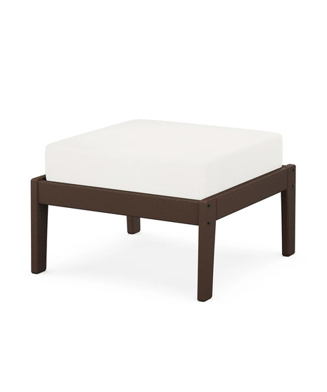 Deep Seating Ottoman - Mahogany/Natural