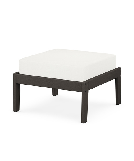 Deep Seating Ottoman - Vintage Coffee/Natural Linen