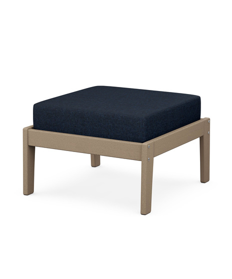 Deep Seating Ottoman - Vintage Sahara/Marine Indigo
