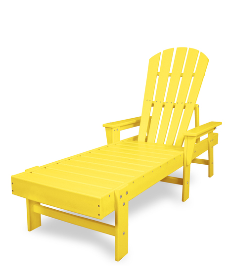 South Beach Chaise - Lemon