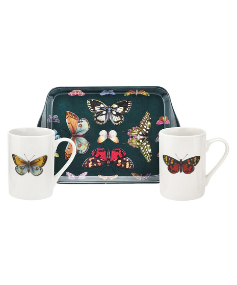 Botanic Garden Harmony 3pc Mug & Tray Set