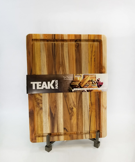 TeakHaus Marine Medium Cutting Board with Juice Canal