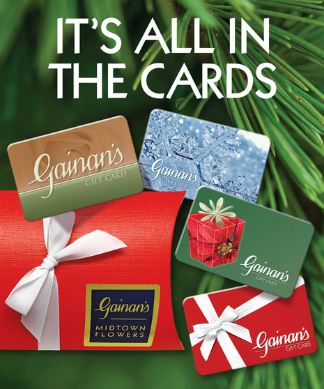 Gainan's Gift Card - always the right fit
