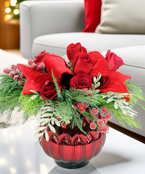 Holiday Sparkle Deluxe - a vibrant display with a touch of holiday magic