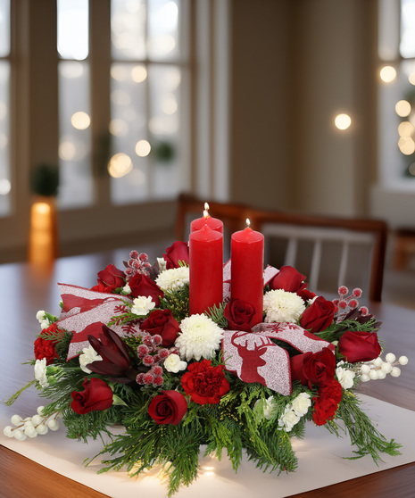 Holiday Radiance Deluxe - luxurious elegance in a show-stopping holiday display