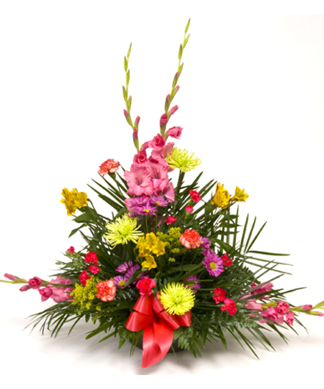 Three-Sided Cemetery Arrangement