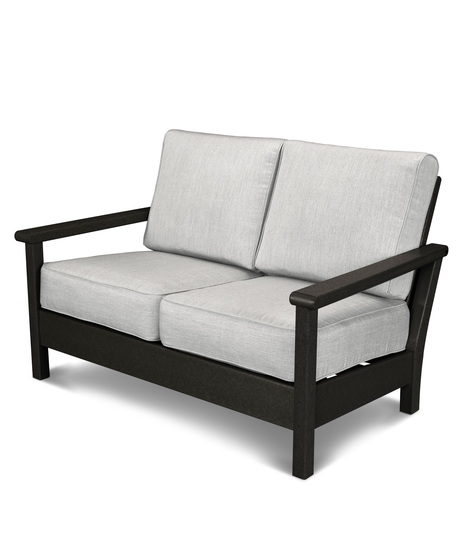 Harbour Deep Seating Loveseat - Black/Granite