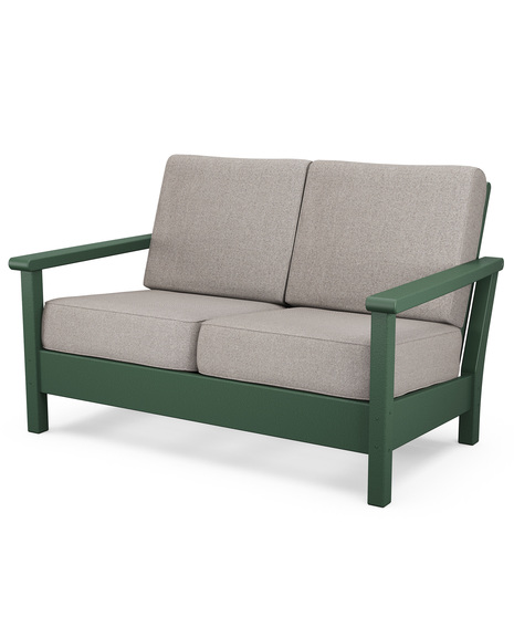 Harbour Deep Seating Loveseat is the perfect addition to your outdoor living area designed with contemporary lines and premium comfort