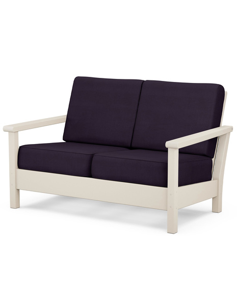 Harbour Deep Seating Loveseat is the perfect addition to your outdoor living area designed with contemporary lines and premium comfort