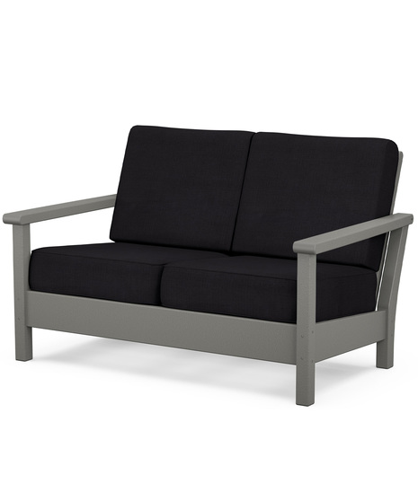 Harbour Deep Seating Loveseat is the perfect addition to your outdoor living area designed with contemporary lines and premium comfort