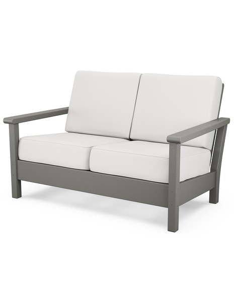 Harbour Deep Seating Loveseat is the perfect addition to your outdoor living area designed with contemporary lines and premium comfort