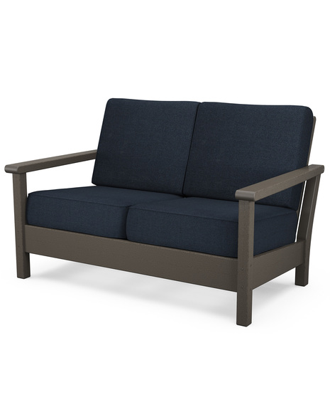 Harbour Deep Seating Loveseat is the perfect addition to your outdoor living area designed with contemporary lines and premium comfort