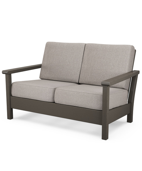 Harbour Deep Seating Loveseat is the perfect addition to your outdoor living area designed with contemporary lines and premium comfort