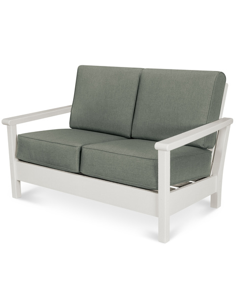 Harbour Deep Seating Loveseat - Vintage White/Cast Sage