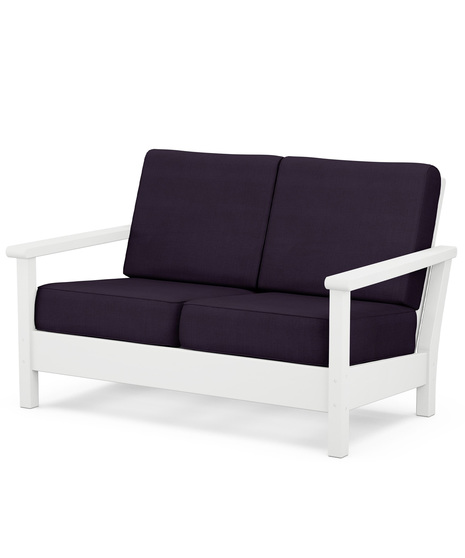 Harbour Deep Seating Loveseat is the perfect addition to your outdoor living area designed with contemporary lines and premium comfort