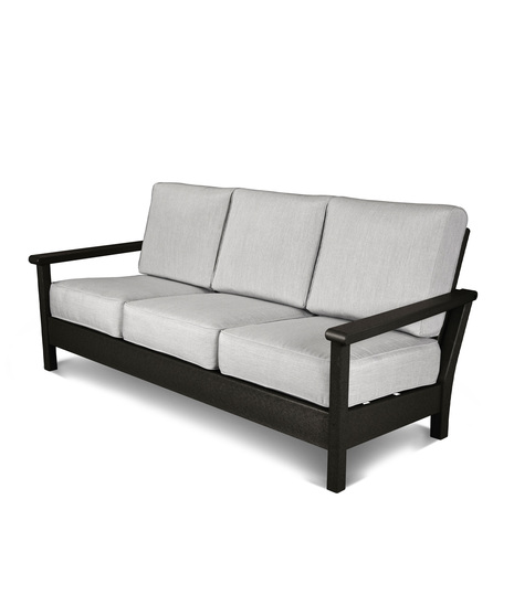 Harbour Deep Seating Sofa - Black/Granite