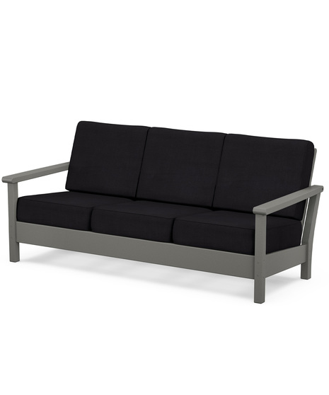 Harbour Deep Seating Sofa - Slate Grey/Midnight Linen