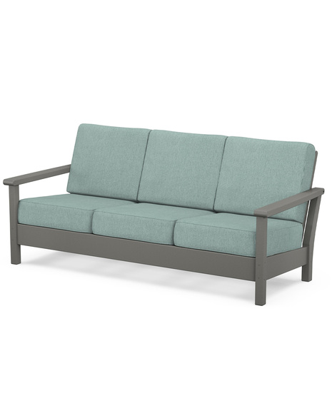 Harbour Deep Seating Sofa - Slate Grey/Glacier Spa