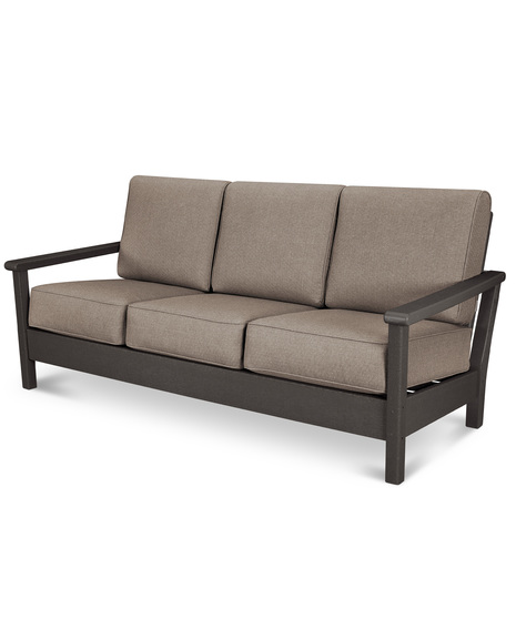 Harbour Deep Seating Sofa - Vintage Coffee/Sancy Shale