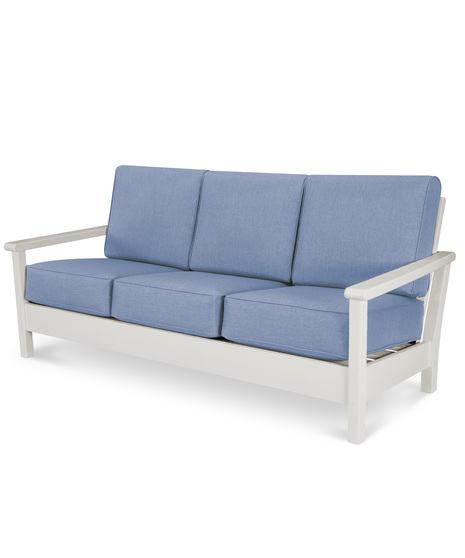 Harbour Deep Seating Sofa - Vintage White/Cast Ocean