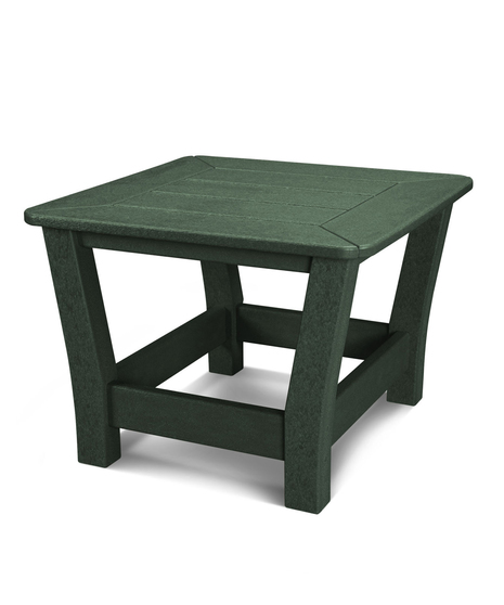 Harbour Slat End Table - Green