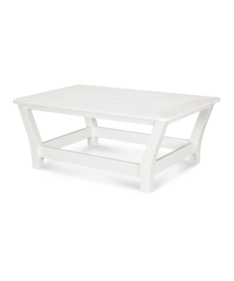 Harbour Slat Coffee Table - Vintage White Finish
