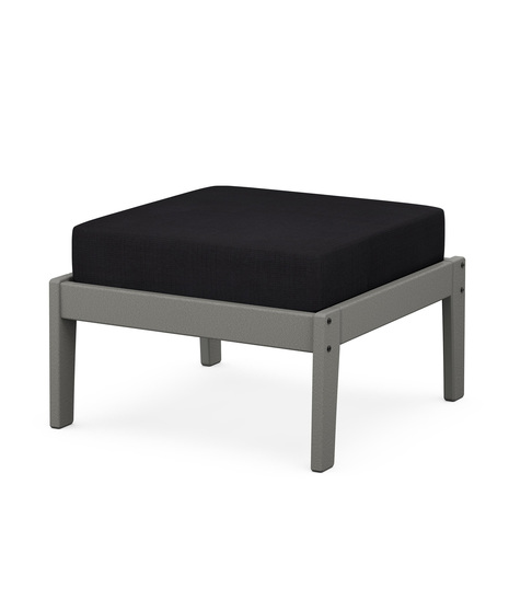 Deep Seating Ottoman - Slate Grey/Midnight Linen