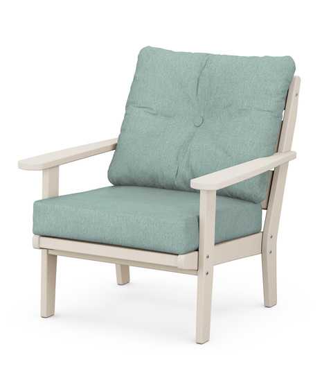 Lakeside Deep Seating Chair - Sand/Glacier Spa