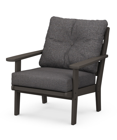 Lakeside Deep Seating Chair - Vintage Coffee/Ash Charcoal