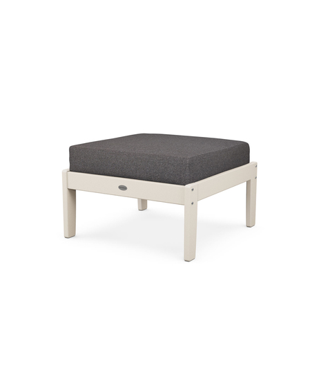Braxton Deep Seating Ottoman - Sand/Ash Charcoal
