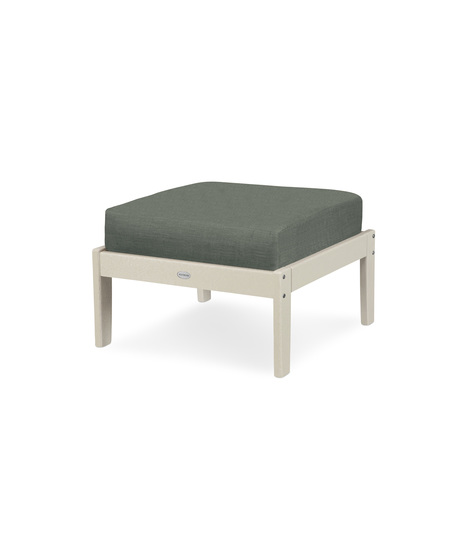 Braxton Deep Seating Ottoman - Sand/Cast Sage
