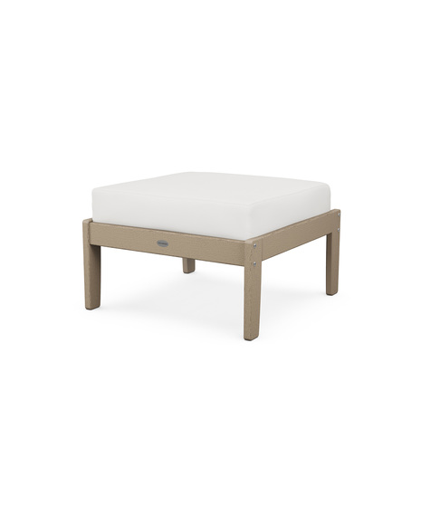Braxton Deep Seating Ottoman - Vintage Sahara/Natural Linen