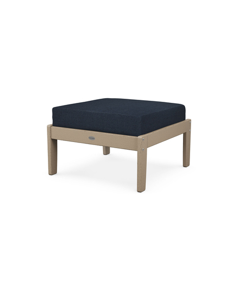 Braxton Deep Seating Ottoman - Vintage Sahara/Marine Indigo