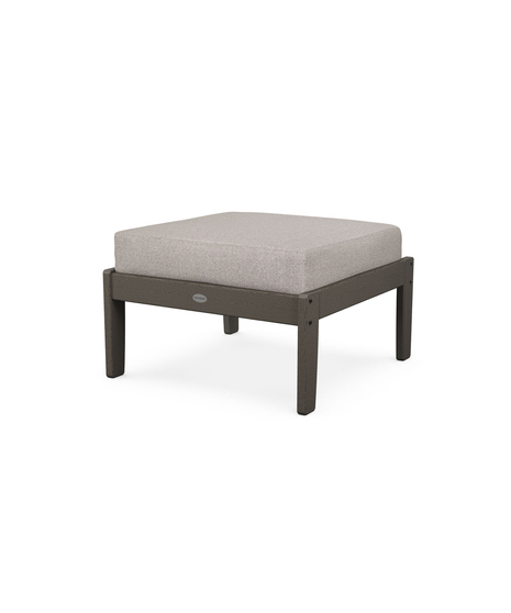 Braxton Deep Seating Ottoman - Vintage Coffee/Weathered Tweed