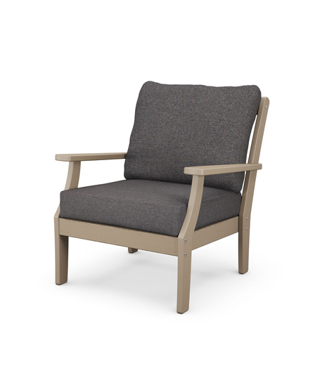 Braxton Deep Seating Chair -  Vintage Sahara/Ash Charcoal