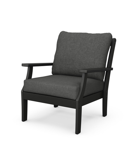 Braxton Deep Seating Chair -  Black/Spectrum Carbon