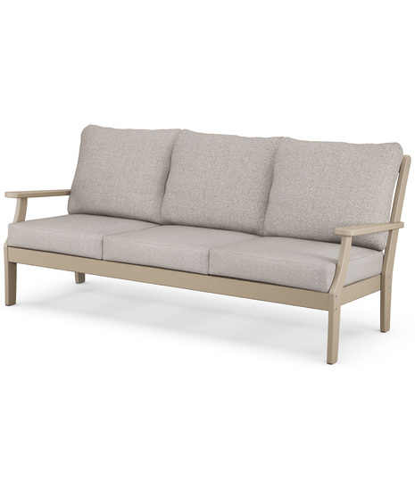Braxton Deep Seating Sofa - Vintage Sahara/Weathered Tweed