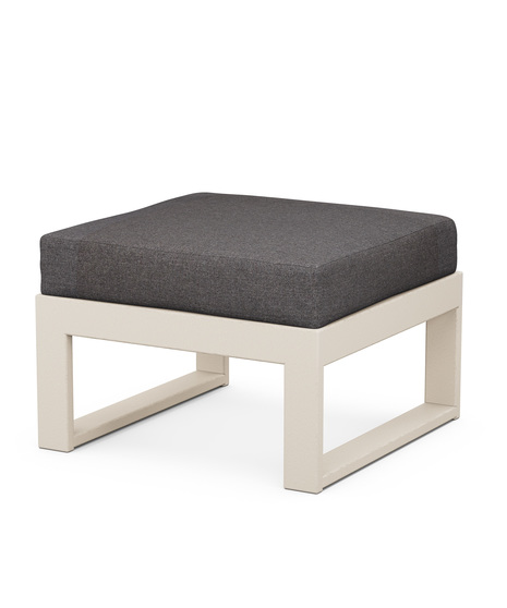 EDGE Modular Ottoman - Sand/Ash Charcoal