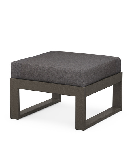 EDGE Modular Ottoman - Vintage Coffee/Ash Charcoal