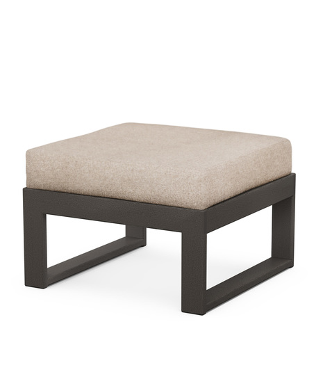 EDGE Modular Ottoman - Vintage Coffee/Sancy Shale