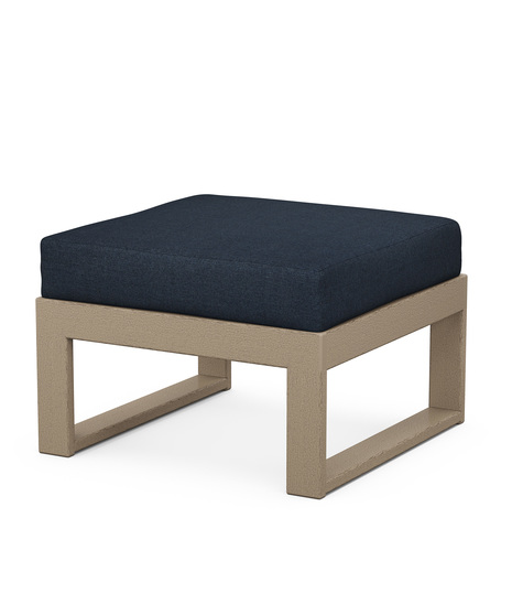 EDGE Modular Ottoman - Vintage Sahara/Marine Indigo
