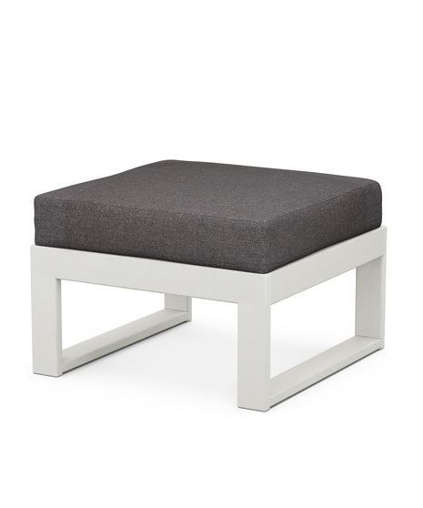 EDGE Modular Ottoman - Vintage White/Ash Charcoal