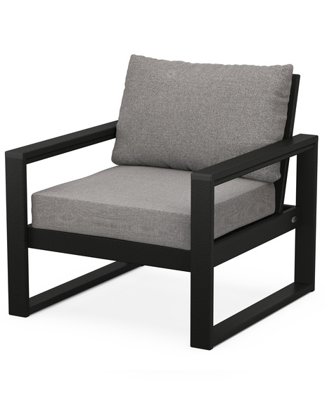 EDGE Club Chair - Black/Grey Mist