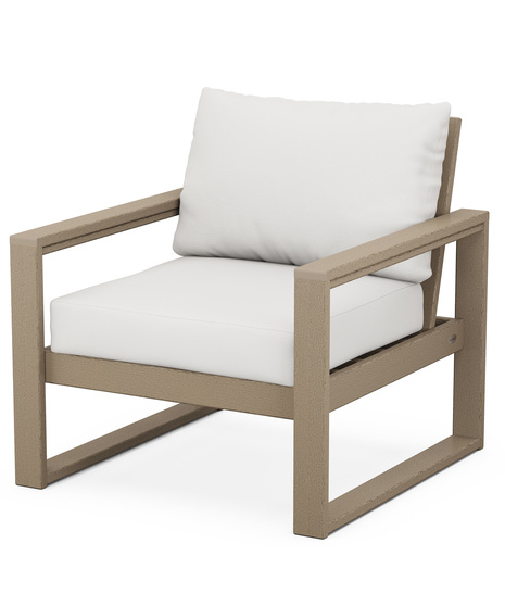 EDGE Club Chair - Vintage Sahara/Natural Linen